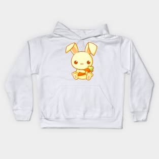 Cute bunny rabbit Kids Hoodie